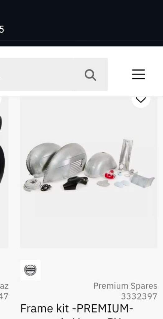Vespa set gezocht voor px naar oldie ombouw, Ophalen, Nieuw, Vespa