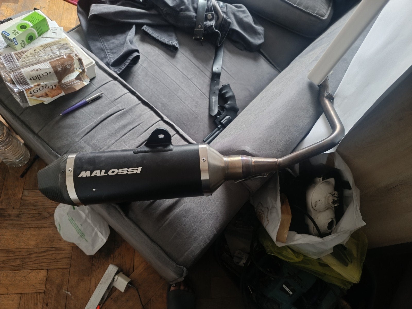 Pot d'échappement malossi pour sym cruisym alpha 125cc, Enlèvement ou Envoi