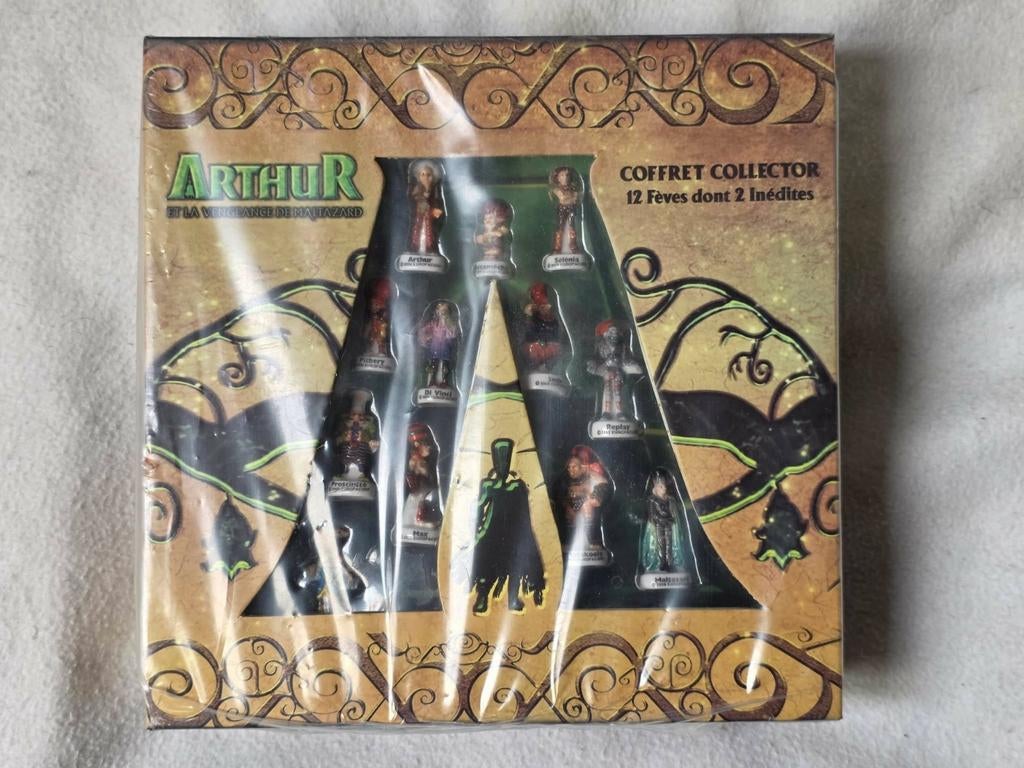 coffret collector de 12 fèves tiré du film Arthur et la Veng, Enlèvement ou Envoi, Film