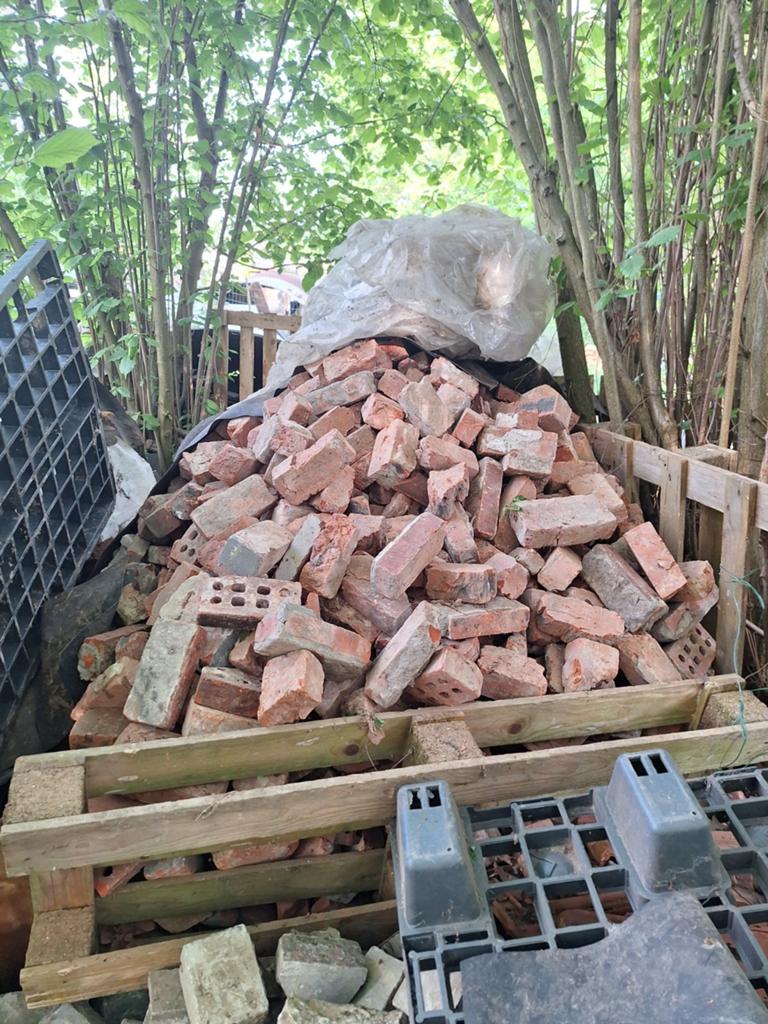 Bakstenen te koop, Tuin en Terras, Brandhout, Ophalen