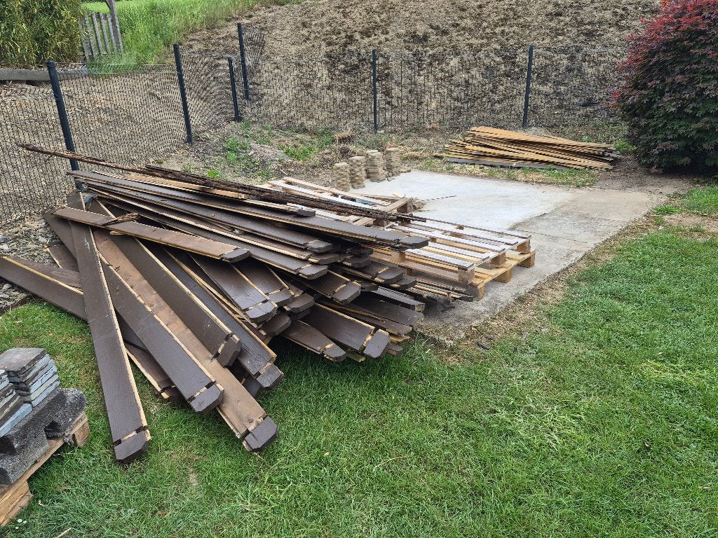 Gros lot de bois, Enlèvement, Utilisé