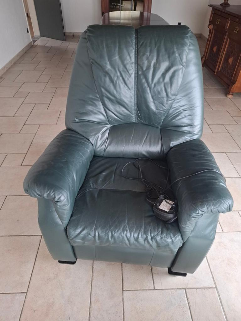 Lederen relax, Huis en Inrichting, Fauteuils, Ophalen
