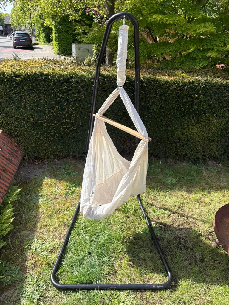 Baby hangmat, Ophalen, Binnen, Gebruikt, Met standaard