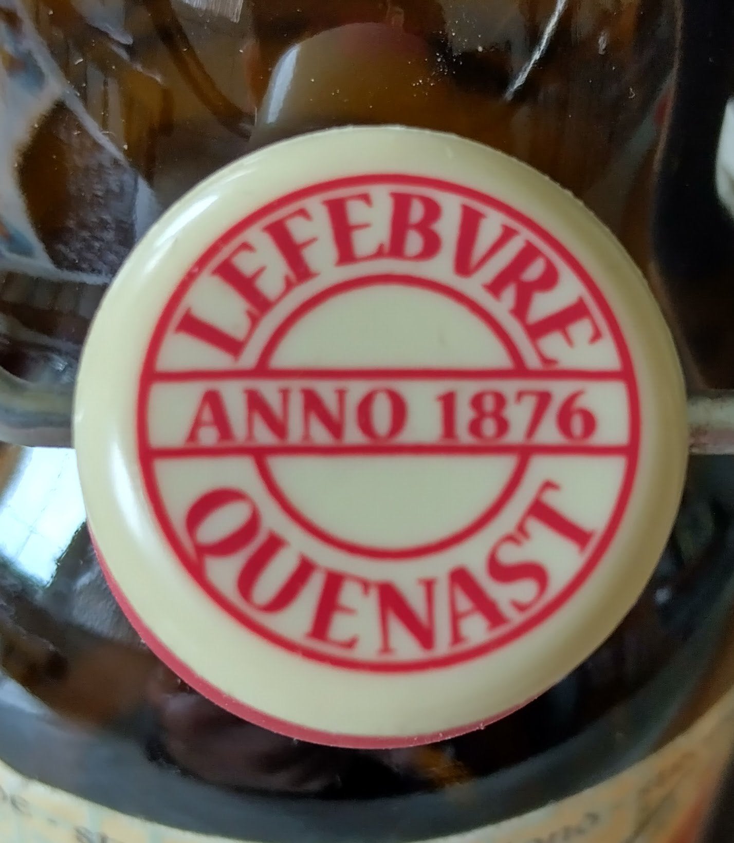 Hopus Brij LEFEBVRE Quenast (B), Ophalen of Verzenden, Gebruikt, Reclamebord