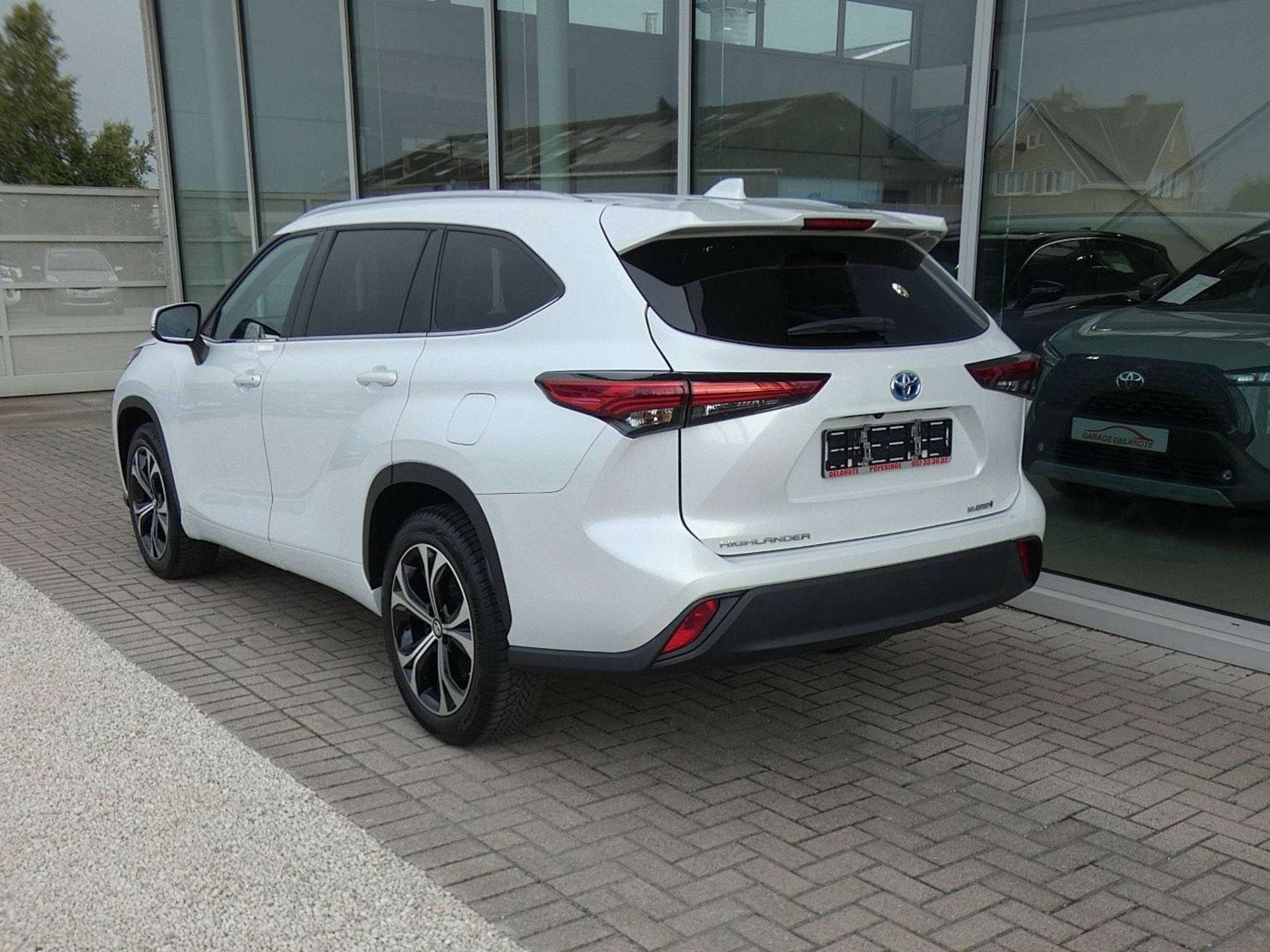 Toyota highlander Hybrid AWD 7PL +LEDER +Zetelverwarming +DO, Auto's, Automaat, 2095 kg, Gebruikt, 4 cilinders