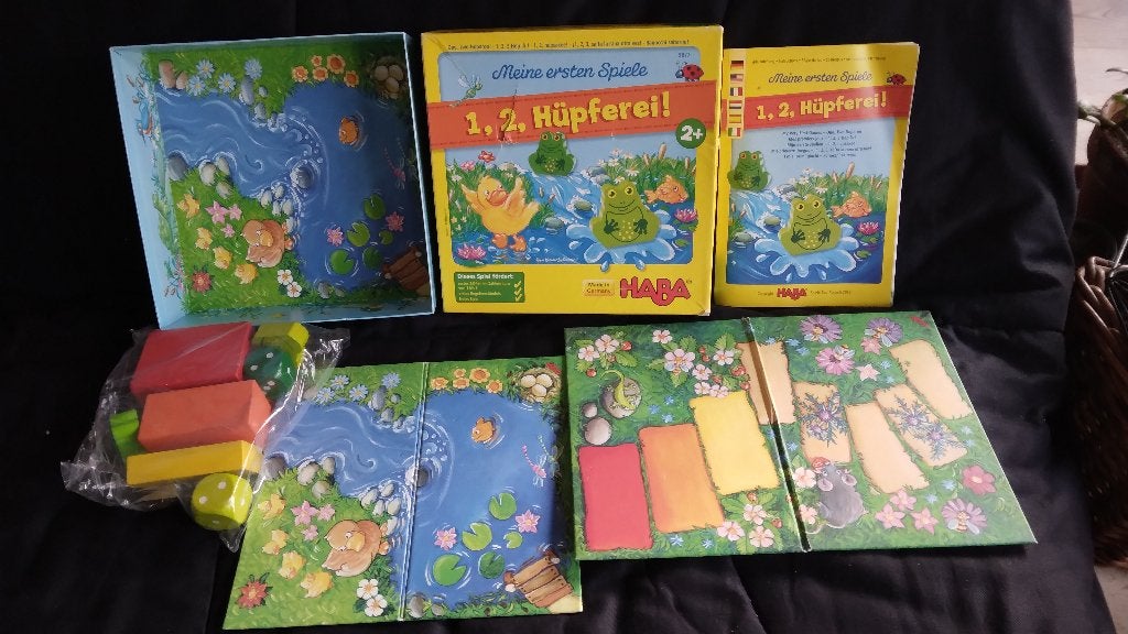 1, 2, 3 Hop là ! / 1, 2 Hupsakee! - Haba [2+], Ophalen, Gebruikt, Rekenen