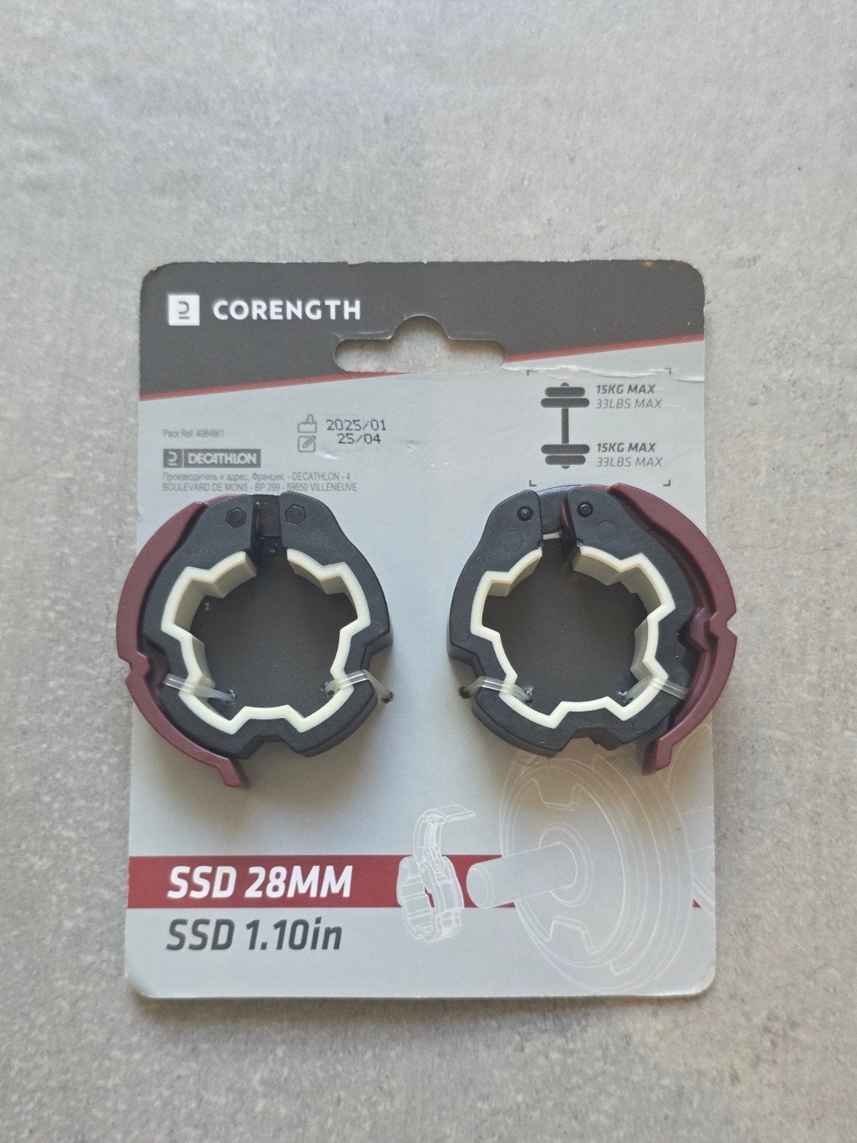 NIEUW — Paar Corength stop-discs van 28 mm, Ophalen of Verzenden, Nieuw, Benen, Overige typen