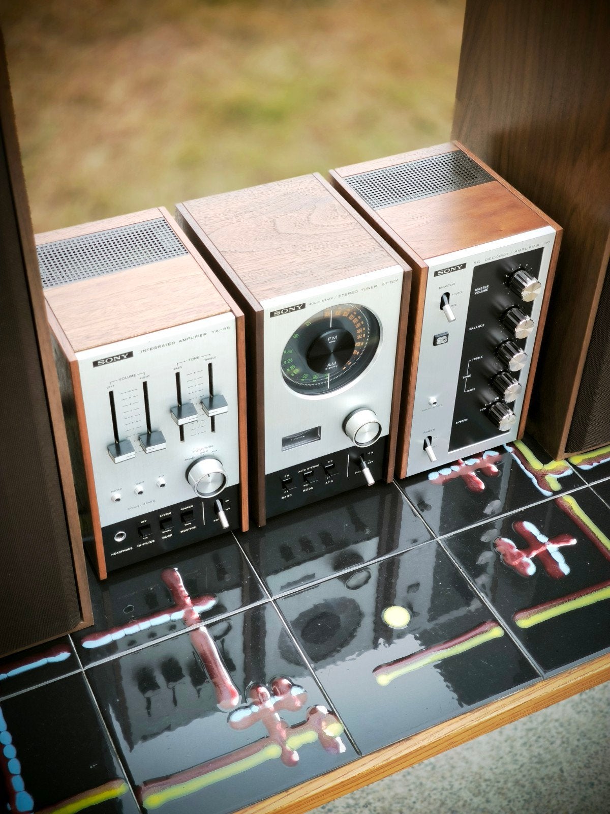 , SQA-100-decoder, TA-88 geïntegreerd, Audio, Tv en Foto, Luidsprekerboxen, Ophalen, Zo goed als nieuw, Stereo speakers, Sony