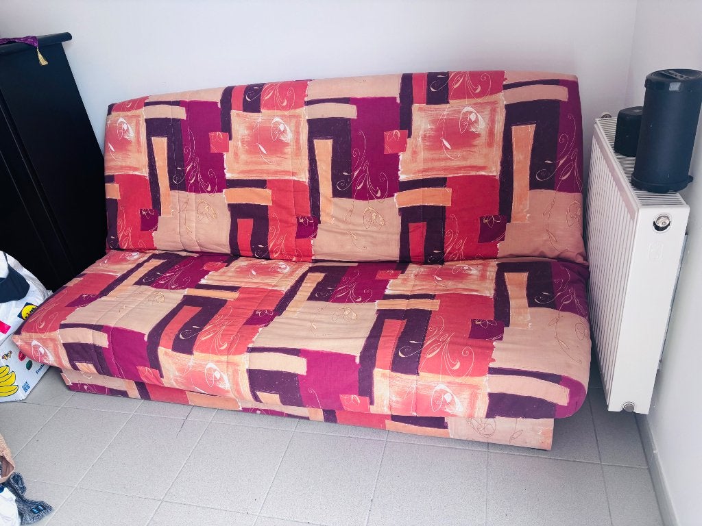 Divan multicolore, Enlèvement, Comme neuf, Tissus