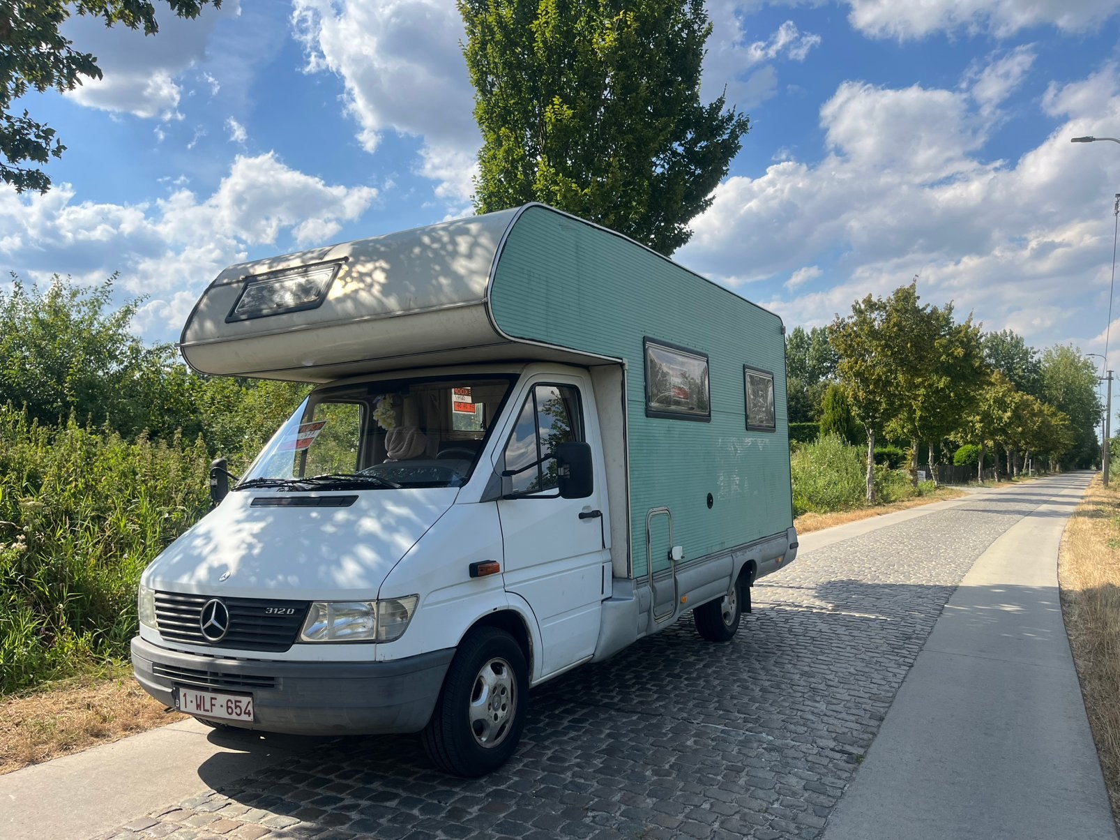 Camper/mobilhome Mercedes sprinter 312DT, Standaard zit, Alkoof, Koelkast, Mercedes-Benz