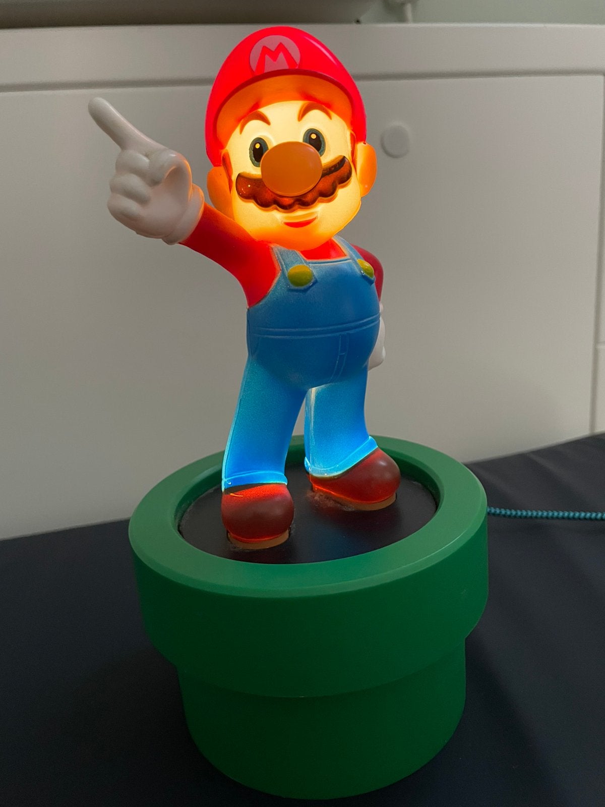 Super mario nachtlampje, Ophalen of Verzenden, Gebruikt, Lamp