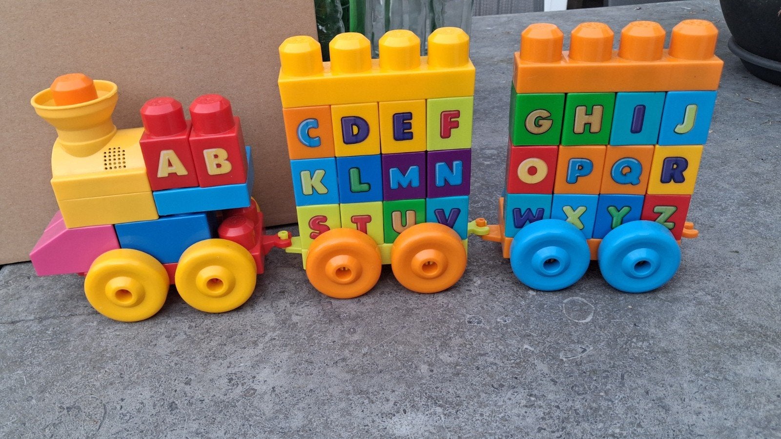 Mega Bloks Boerderij, trein en bouwstenen, Ophalen of Verzenden