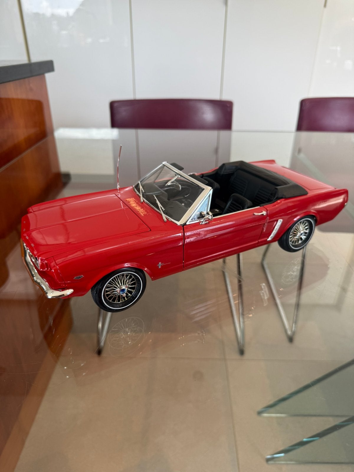 1:12 Ford Mustang Cabriolet ERTL American Muscle uit 1964, Ophalen of Verzenden, Zo goed als nieuw, ERTL