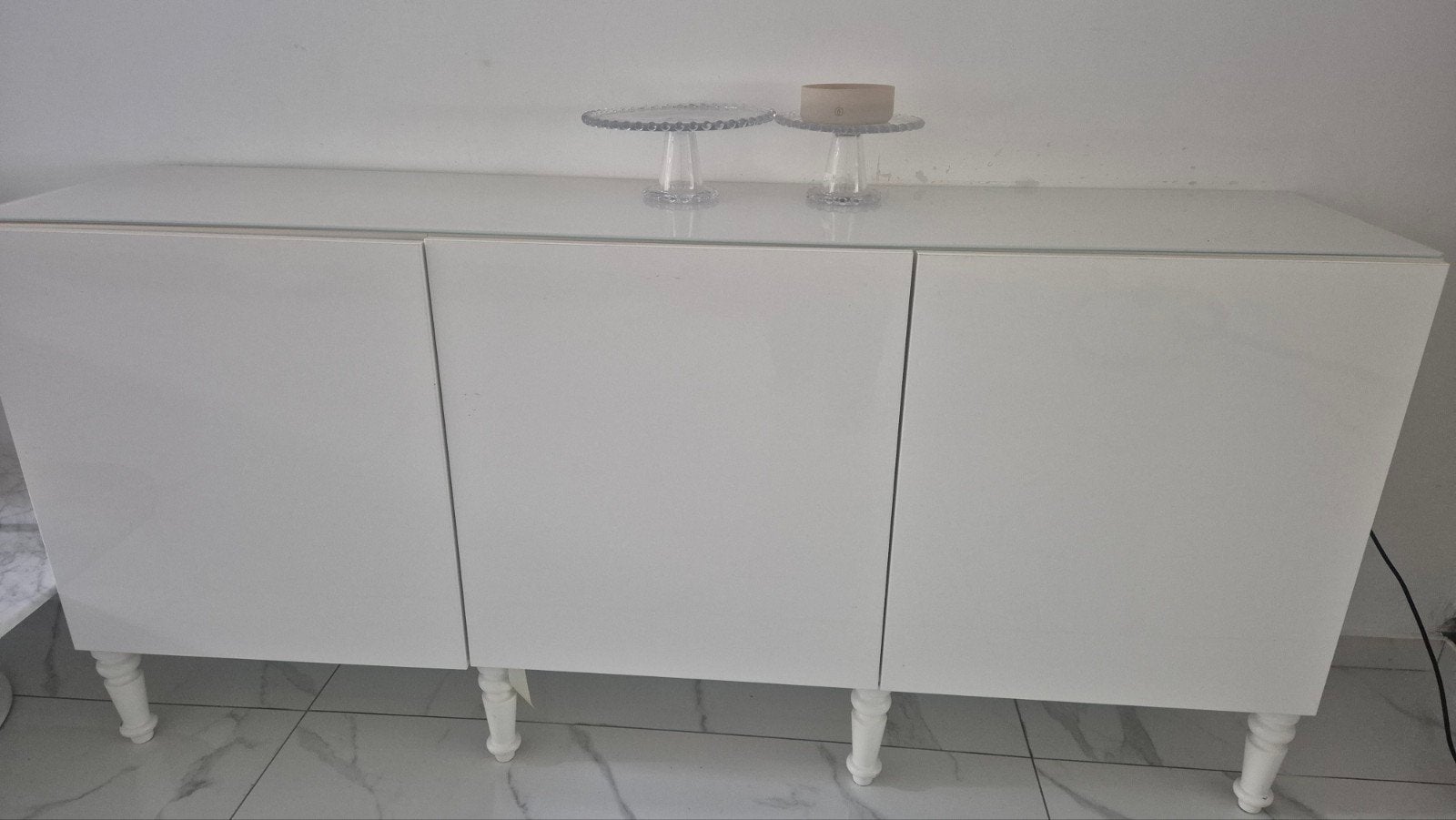 BESTA dressoir en kast, Ophalen, Gebruikt