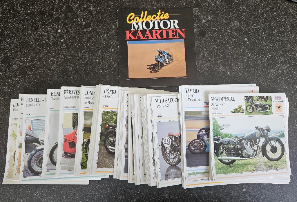 Collection de cartes pour motos, Collections, Collections complètes & Collections, Enlèvement