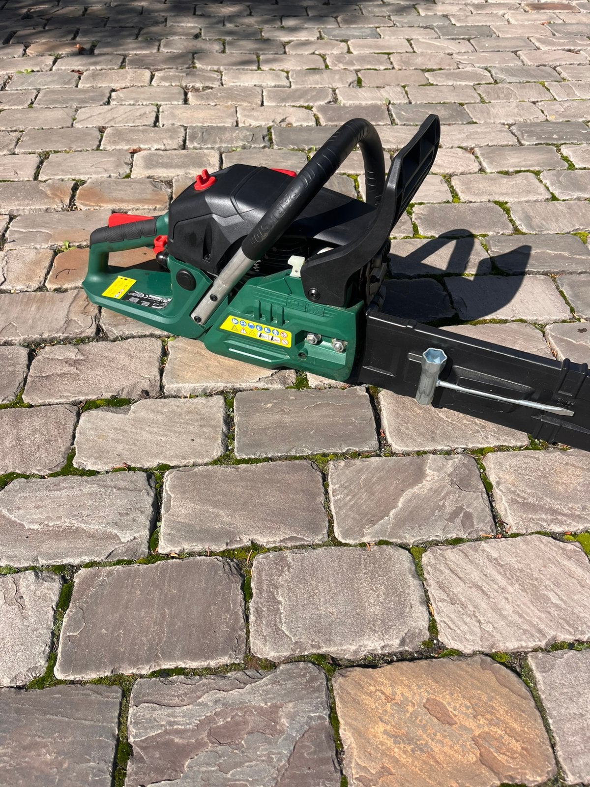Nog zogoed als nieuwe Parksite kettingzaag, Ophalen, Zo goed als nieuw