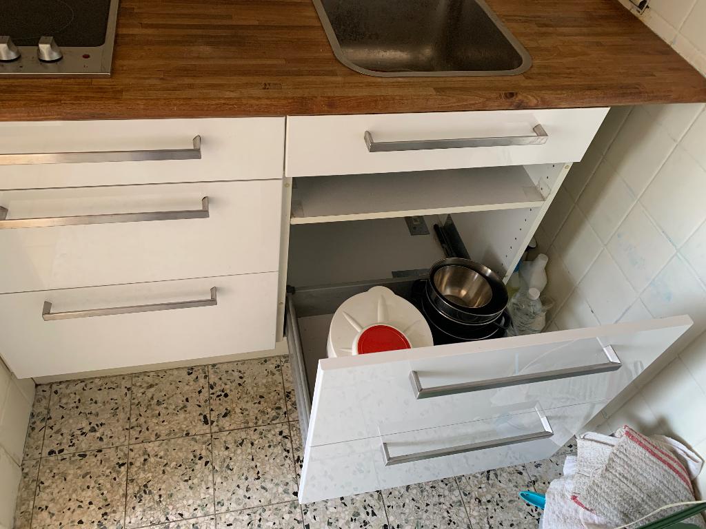 Eléments de cuisine à donner - urgent, Maison & Meubles, Cuisine | Éléments de cuisine, Utilisé, Blanc, Enlèvement