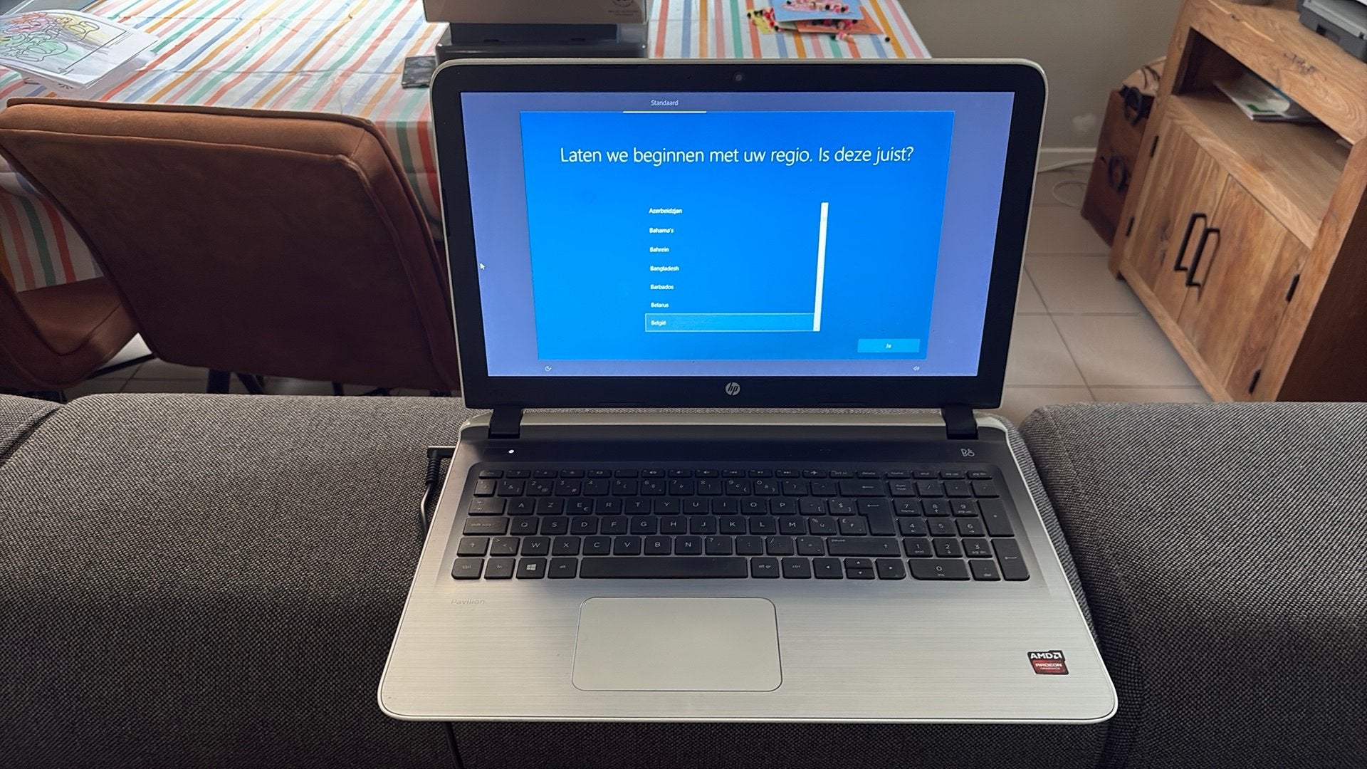 HP pavilion wit, Ophalen, Gebruikt, 8 GB, Azerty