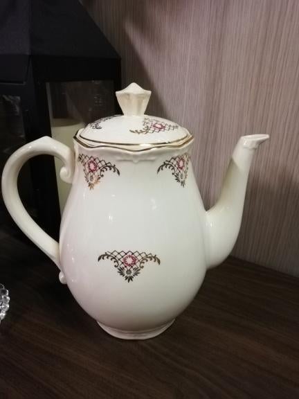 Antieken koffiepot Boch Frères La Louviere Belgium., Ophalen of Verzenden