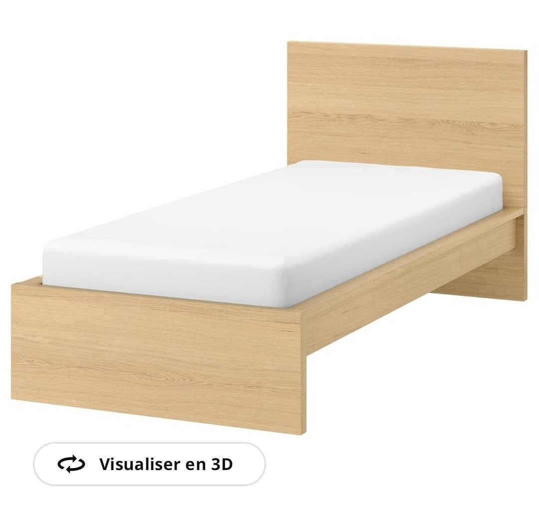 lit Ikea Malm avec sommier