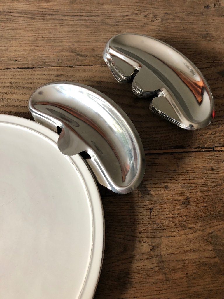 Vintage bakjes voor visgraten inox, Antiek en Kunst, Ophalen of Verzenden