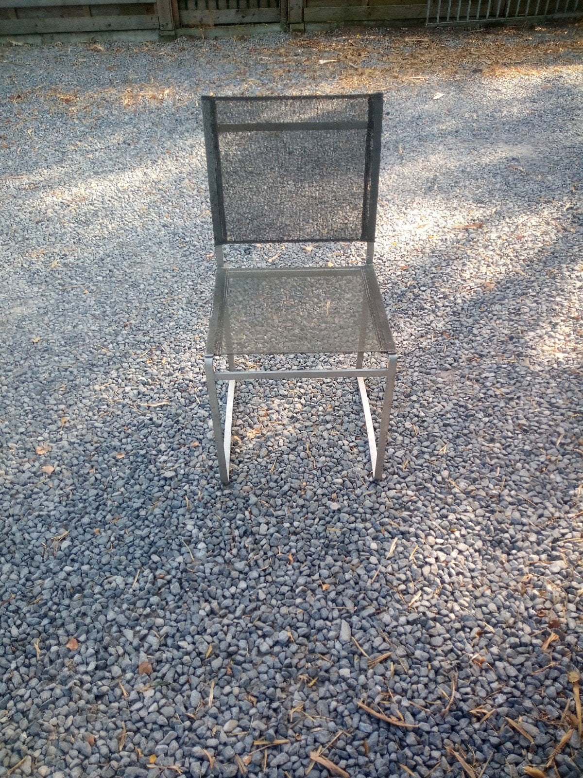 aluminium stoelen 4 stuks, Tuin en Terras, Ophalen, Zo goed als nieuw, Aluminium, Stapelbaar