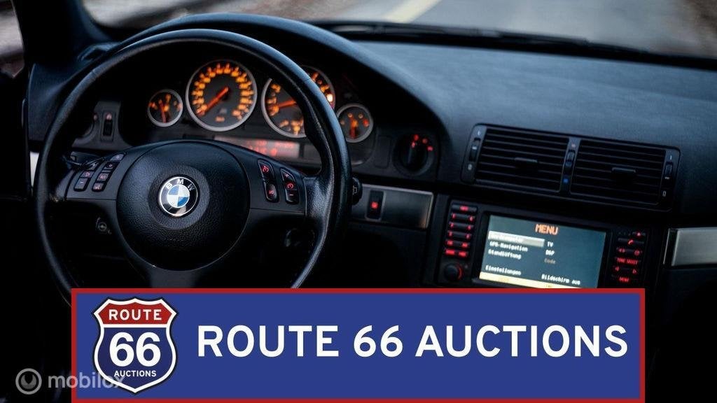 BMW M5 | 2000 | Route 66 Auctions, Auto's, Zwart, Bedrijf, Handgeschakeld, Overige carrosserie