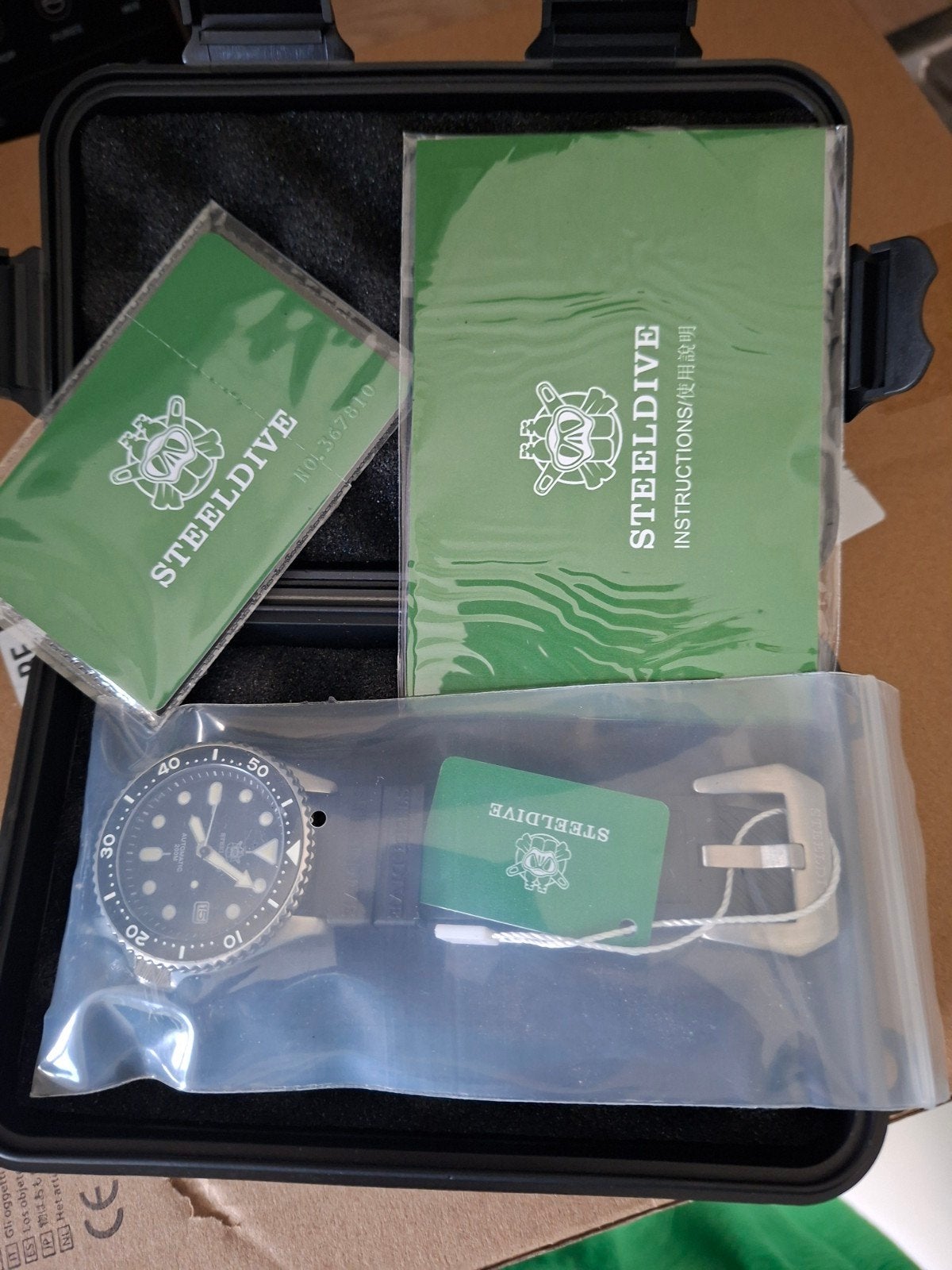 steeldive horloge Nieuw, Handtassen en Accessoires, Horloges | Heren, Overige merken, Staal, Polshorloge, Nieuw