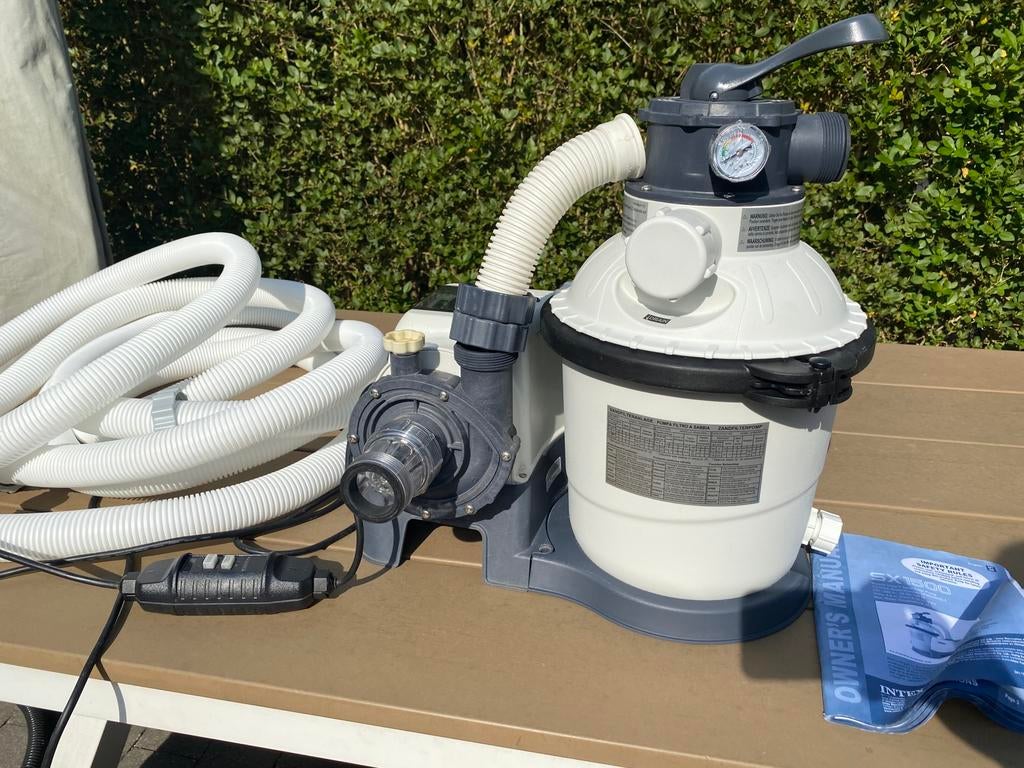 INTEX SX1500 pomp met zandfilter, Ophalen, Zo goed als nieuw, Filter