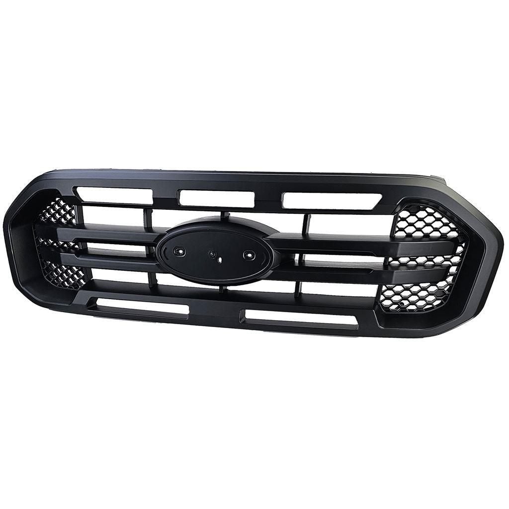 Zwarte Sport Grill Met Led Voor Ford Ranger T8 2.0 TDCi, Verzenden