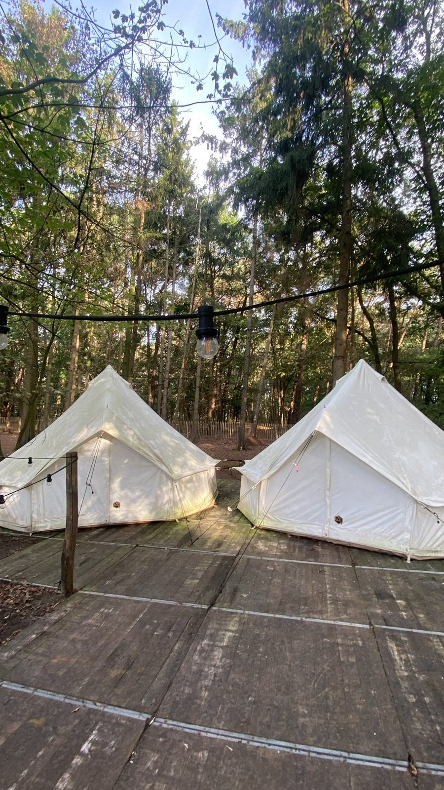 2 glamping bell tenten te koop, Tuin en Terras, Ophalen, Gebruikt, Overige typen, Minder dan 4 meter