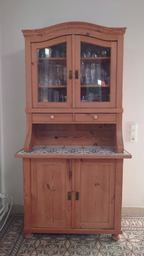 Buffetkast, grenen, Huis en Inrichting, Ophalen, Gebruikt, 100 tot 150 cm, 200 cm of meer