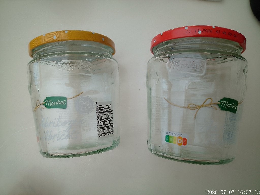 Bocal, bocaux, verres à confiture,  compote, Ophalen, Zo goed als nieuw, Glas, Kom(men)