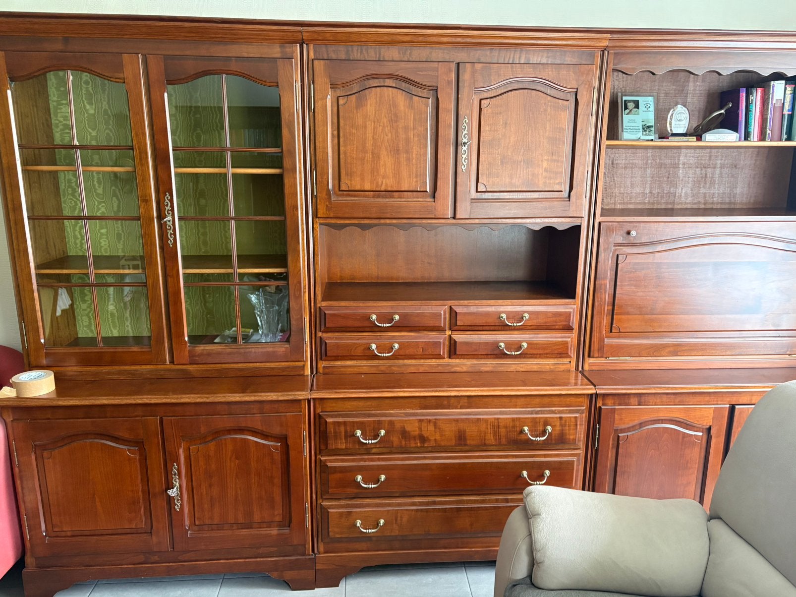 Meubels beide kersenhout., Huis en Inrichting, Kasten | Buffetkasten, Ophalen, Gebruikt, Kersenhout