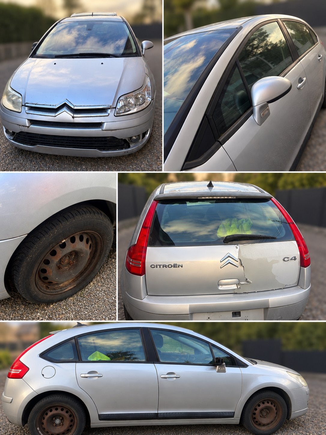 C4 pour piece ou export non roulant, Auto's, Voorwielaandrijving, Stof, Zwart, 4 cilinders