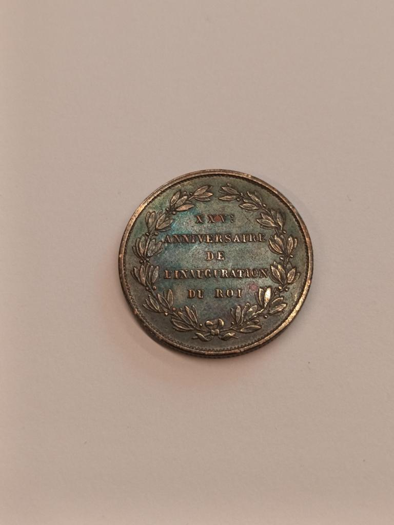 25 ans du Premier ministre du roi Léopold, Monnaie en vrac, Bronze, Naissance ou Mariage, Enlèvement ou Envoi