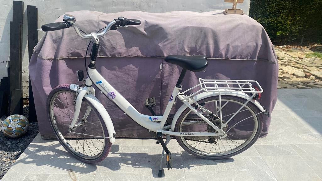 Meisjesfiets 24 inch, Ophalen, Velgrem, Versnellingen, Gebruikt