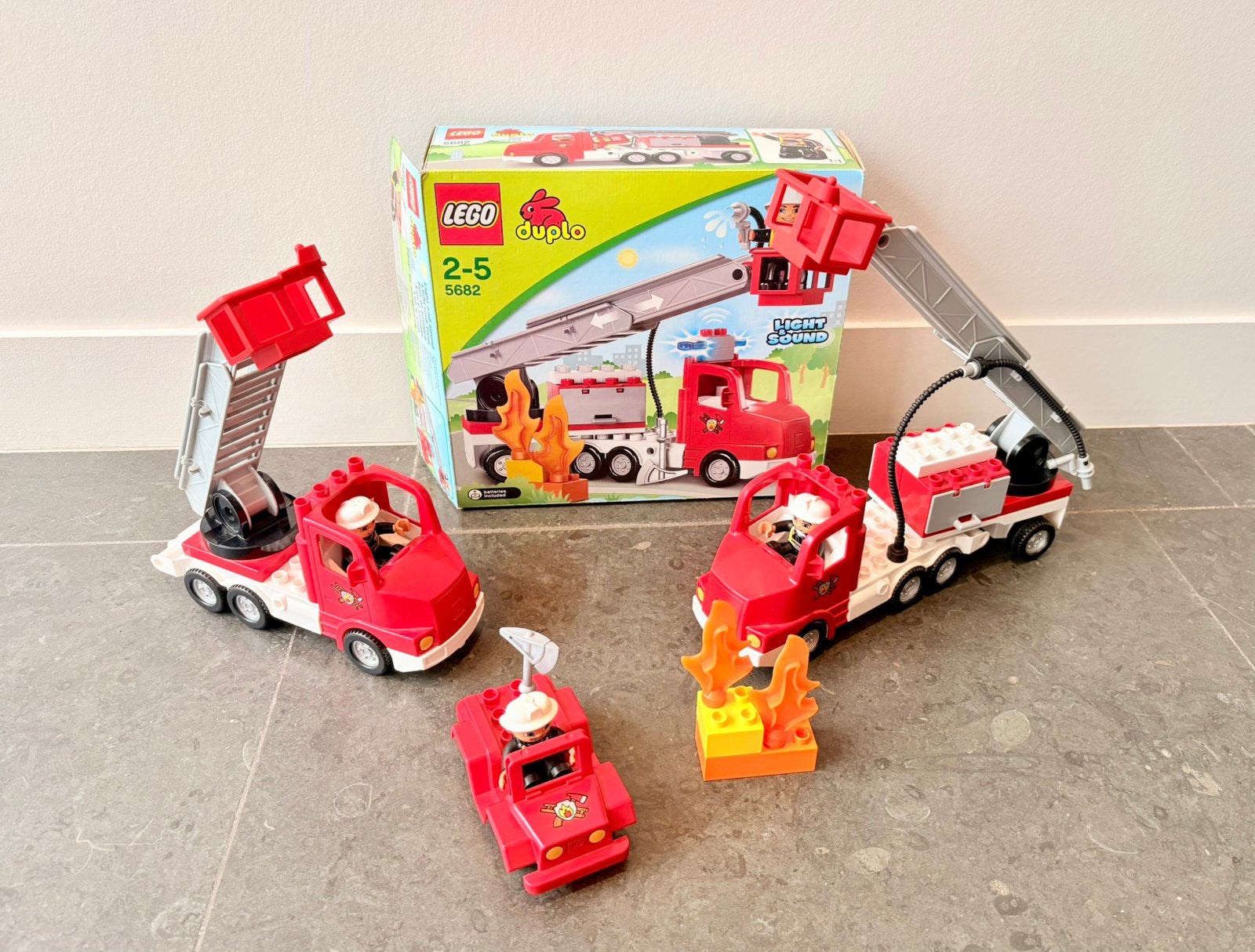 Lego Duplo brandweer, Kinderen en Baby's, Ophalen, Gebruikt, Inclusief minifiguren, Duplo