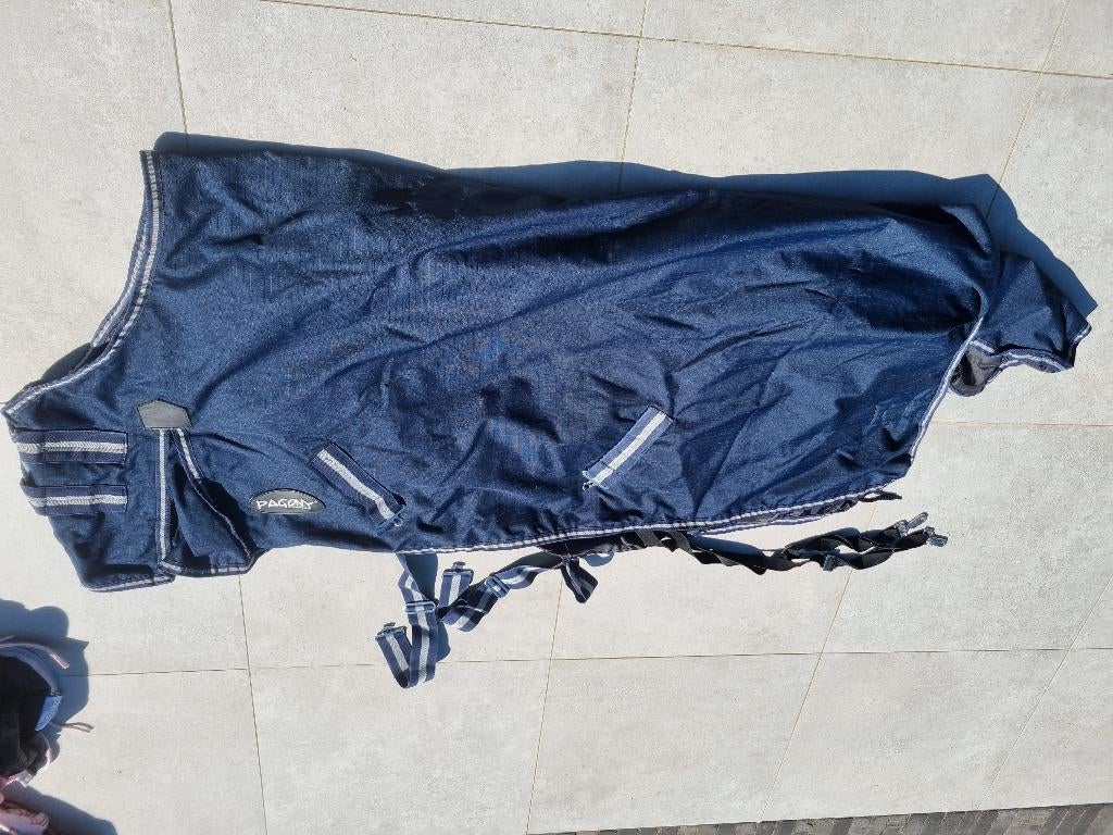 Deken pony 110-160cm, Ophalen, 100 g, Pony (P), Blauw
