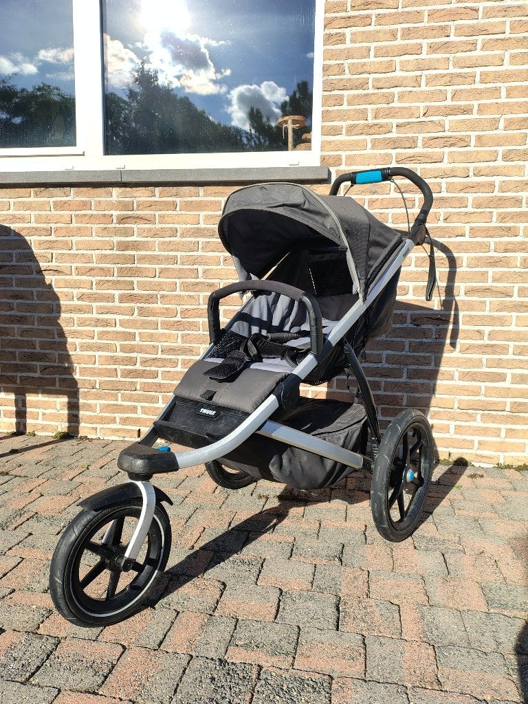 Urban Glide 2 THULE  loopbuggy + reiswieg + attributen, Ophalen, Gebruikt, Regenhoes