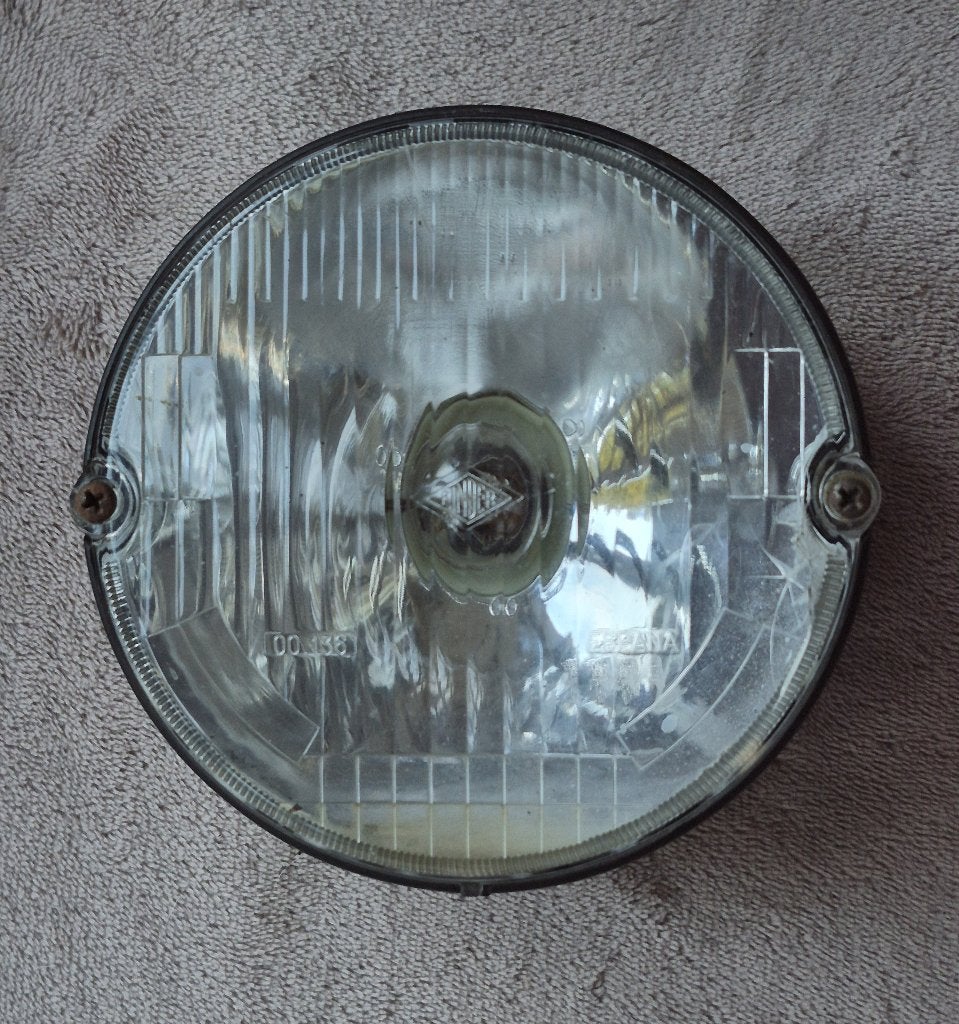 Koplamp voor jaren 70 / 80 bromfiets of lichte motor., Ophalen of Verzenden, Gebruikt, Koplamp, Overige merken