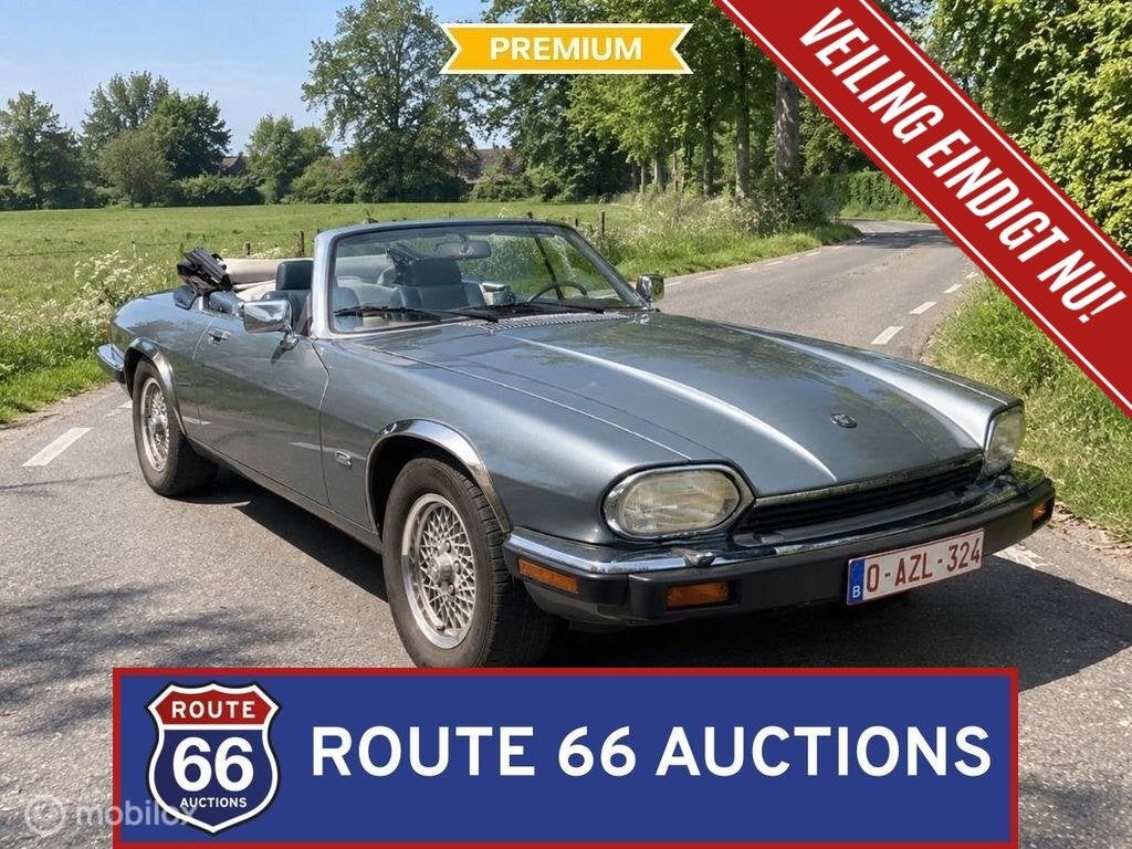 Jaguar XJS12 Cabriolet | 1992 | Route 66 Auctions, Autos, Achat, Entreprise, Boîte manuelle, Autre carrosserie
