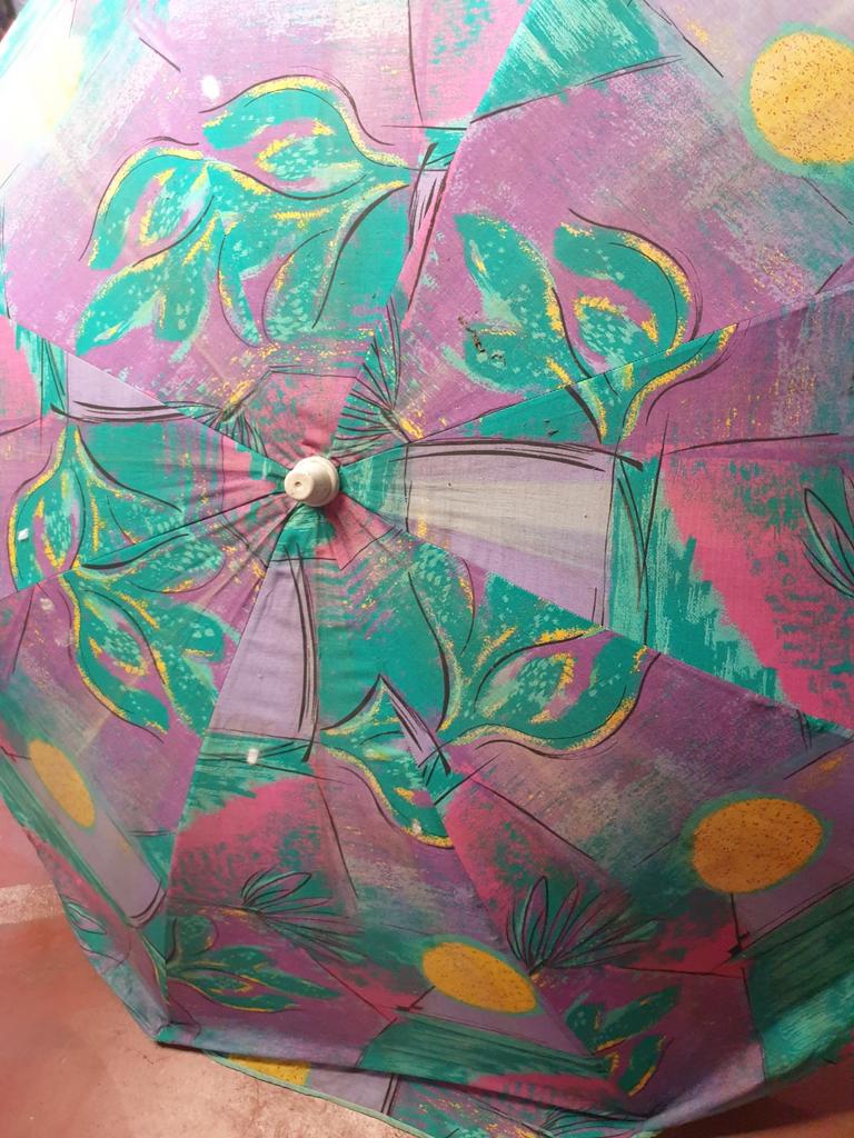 Tuin zonne parasol vintage, Ophalen
