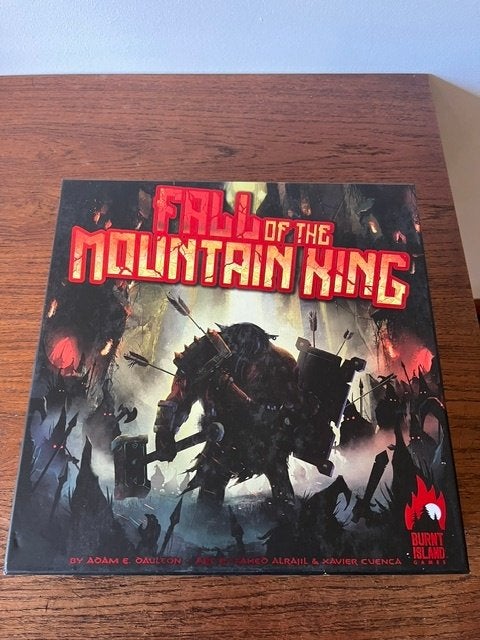 Fall of the mountain king - Kickstarter Deluxe Edition, Hobby en Vrije tijd, Gezelschapsspellen | Bordspellen, Vijf spelers of meer