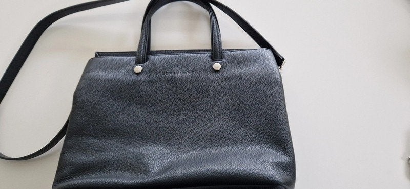 Handtas van Longchamps, Ophalen of Verzenden, Zo goed als nieuw, Zwart, Handtas