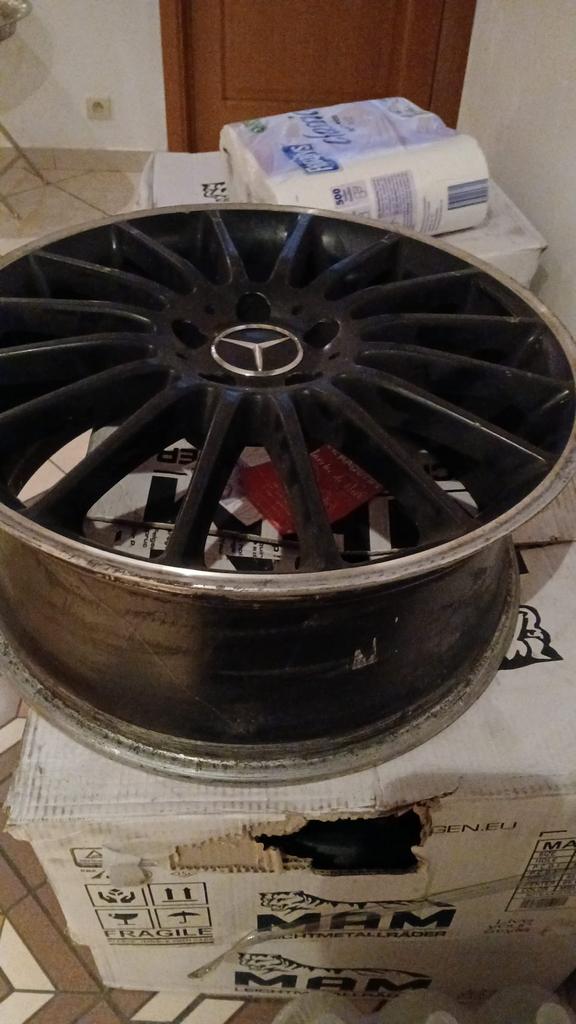 Jante Mercedes AMG 11 branches noire multi-spoke – Bon état, Enlèvement ou Envoi, Comme neuf