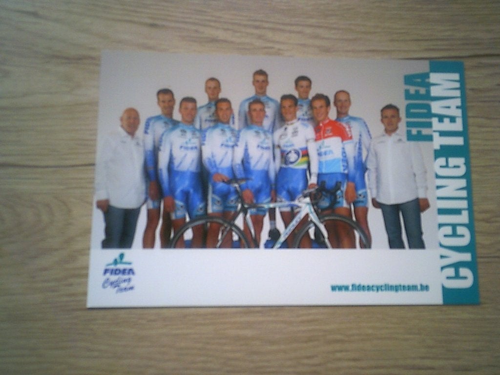 Cycling Team Fidea - Stybar, Wellens, Vervecken, Pauwels, Ophalen of Verzenden, 1980 tot heden, Ongelopen, Sport en Spel