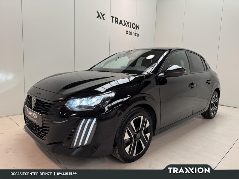 Peugeot 208 1.2i ALLURE EAT8 LED|GPS|PDC|CRUISE|CARPLAY|CAME, Automaat, Zwart, 5 deurs, 74 kW