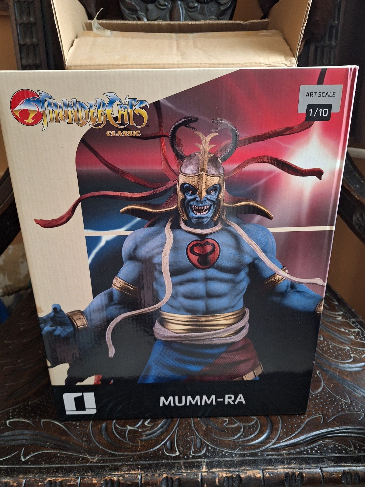 Thundercats mumm-ra statue., Verzamelen, Ophalen of Verzenden