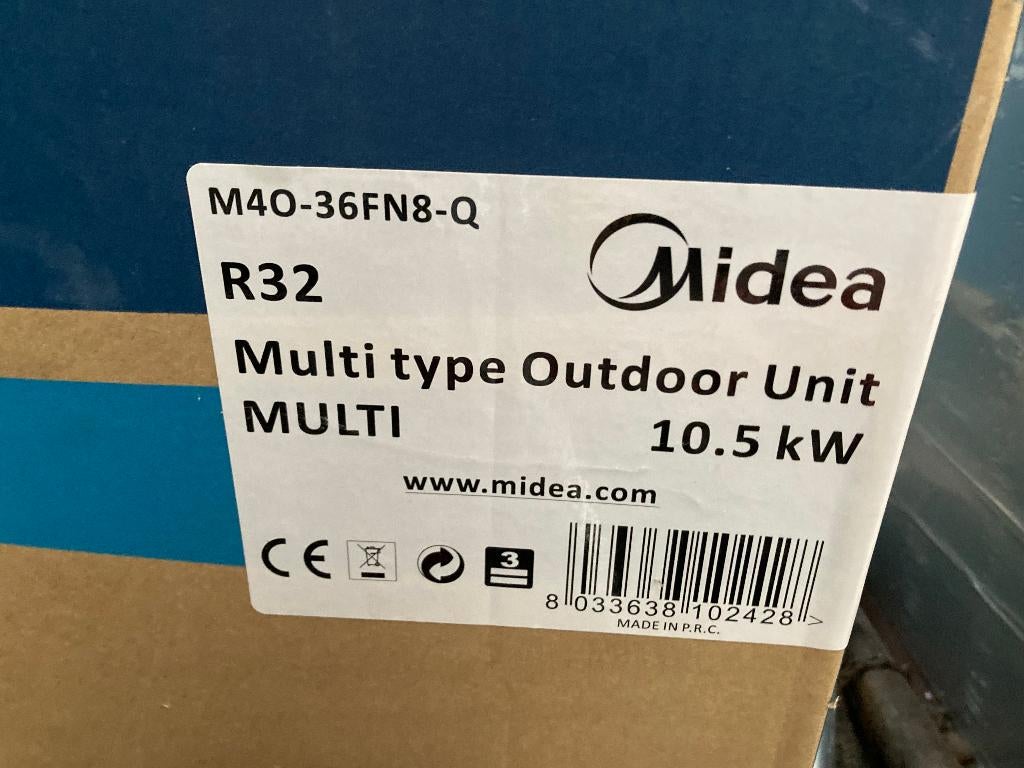 Midea multisplit airco buitenunit 10,5 kW - NIEUW IN DOOS, Ophalen, Nieuw, Koelen en Ontvochtigen